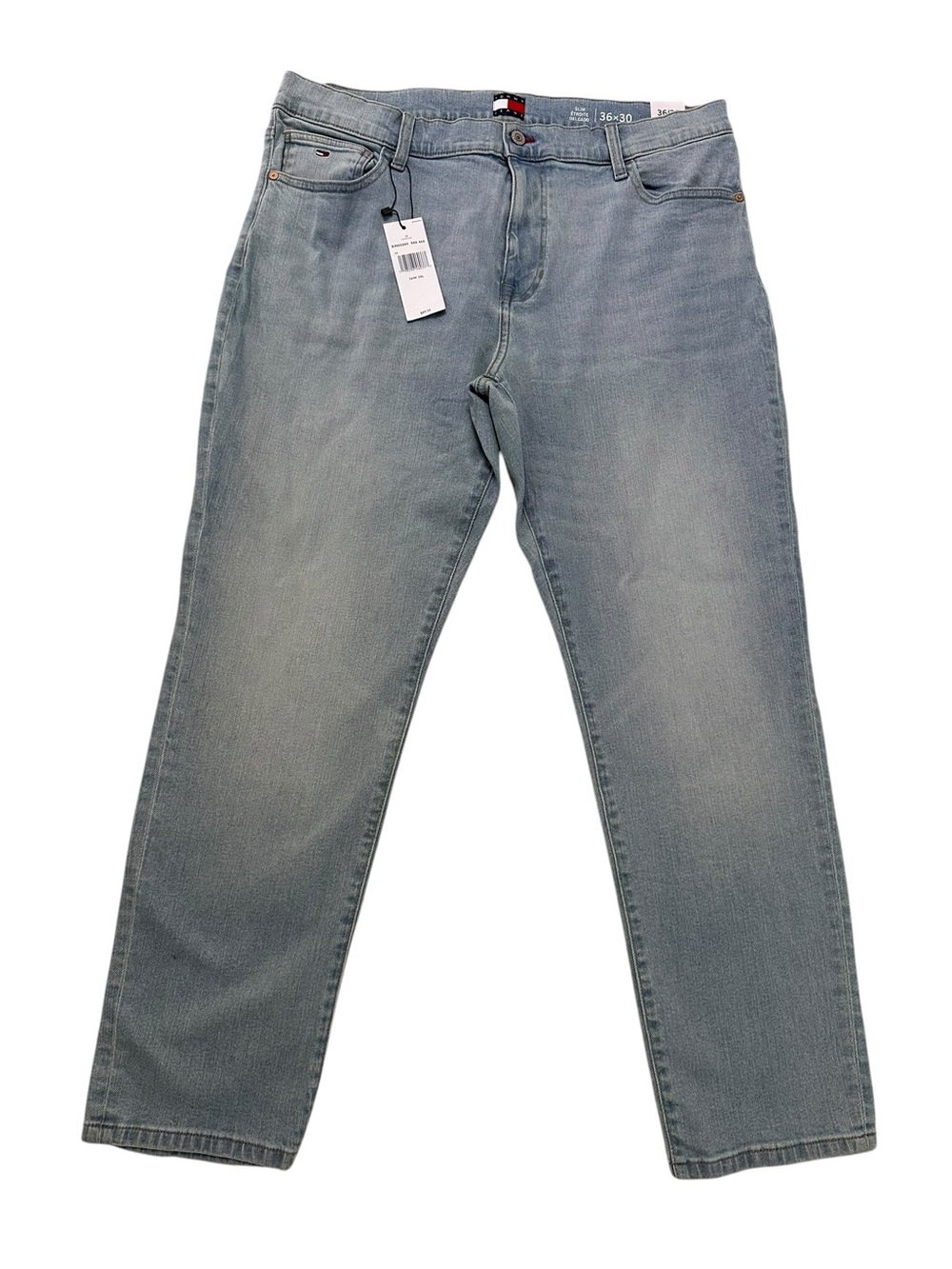 Tommy Jeans Men’s Slim Fit Etroite Delgado Stretch Jeans Sz 36x30 NWT Blue Denim